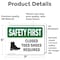 Signmission 5 in Height, 7 in Width, Vinyl Decal, Rectangle OS-2PACK-SF-D-57-L-10570 - alternate 5